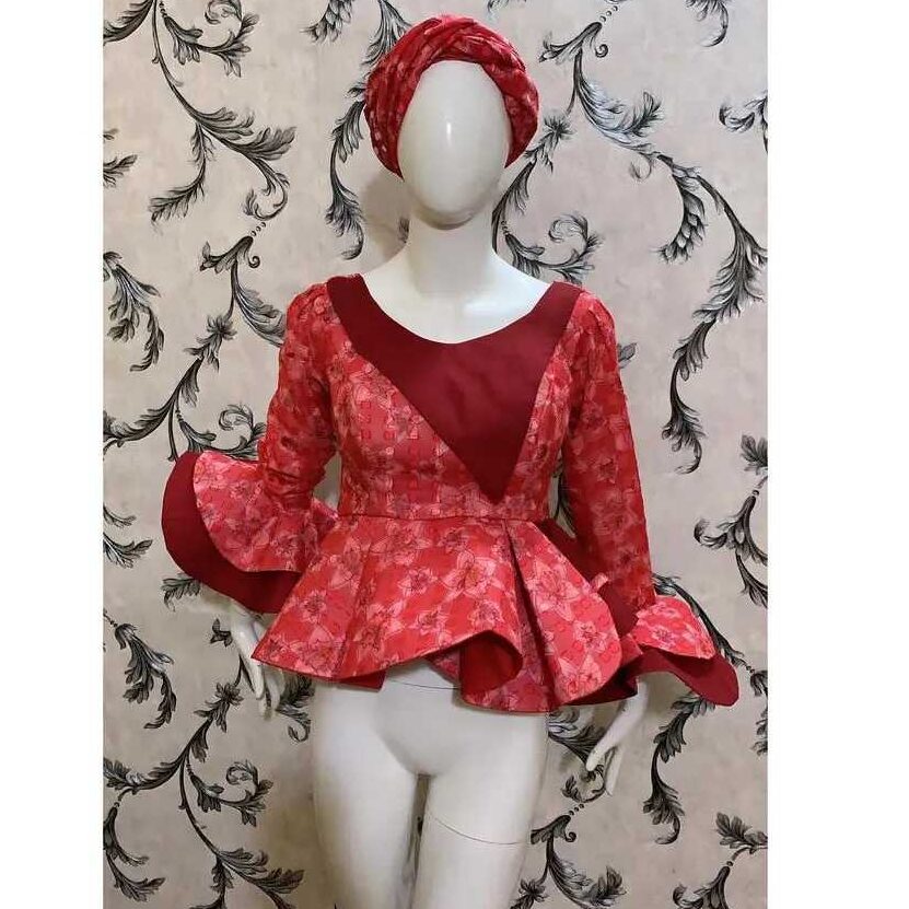 Latest Ankara Designs For Skirt And Peplum Blouse