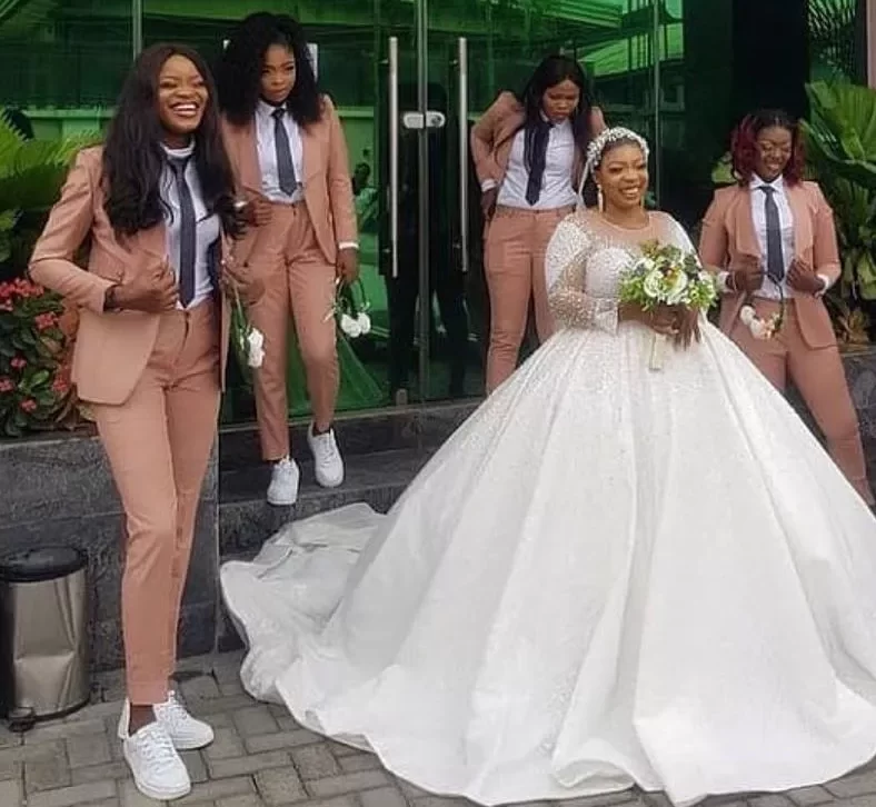 Chief bridesmaid dresses in Lagos