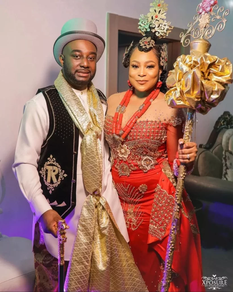 Niger Delta Traditional Wedding Attire For Couples