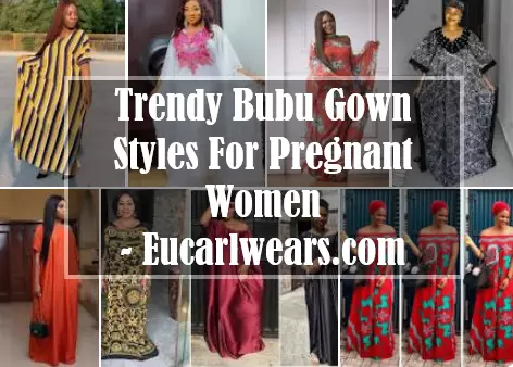 Trendy Bubu Gown Styles For Pregnant Women