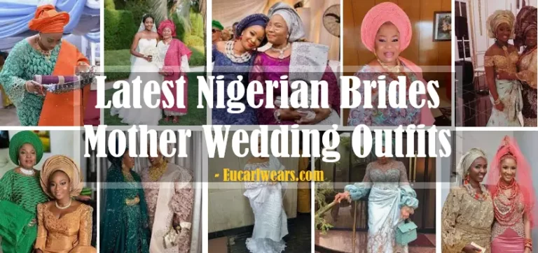 Top Nigerian Brides Mother Wedding Outfits