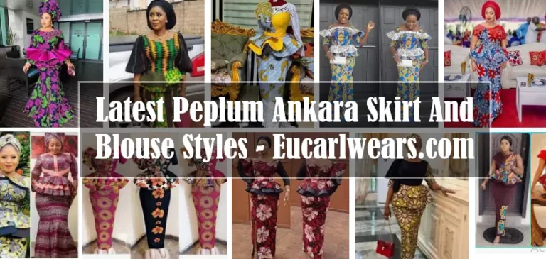 Latest Peplum Ankara Skirt And Blouse Styles