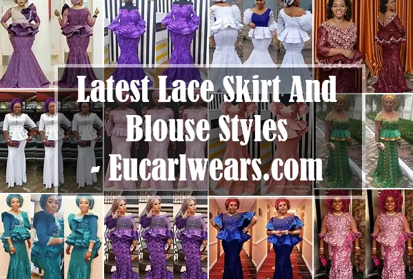 Latest Lace Skirt And Blouse Styles