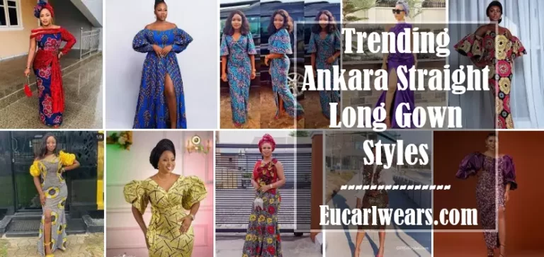 Trending Ankara Straight Long Gown Styles (40 Gorgeous Designs)