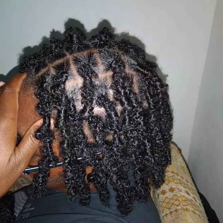 Short butterfly locs hairstyles 