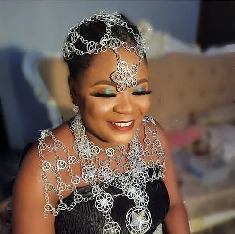 George Wrapper outfits and beaded accessories for Itsekiri brides