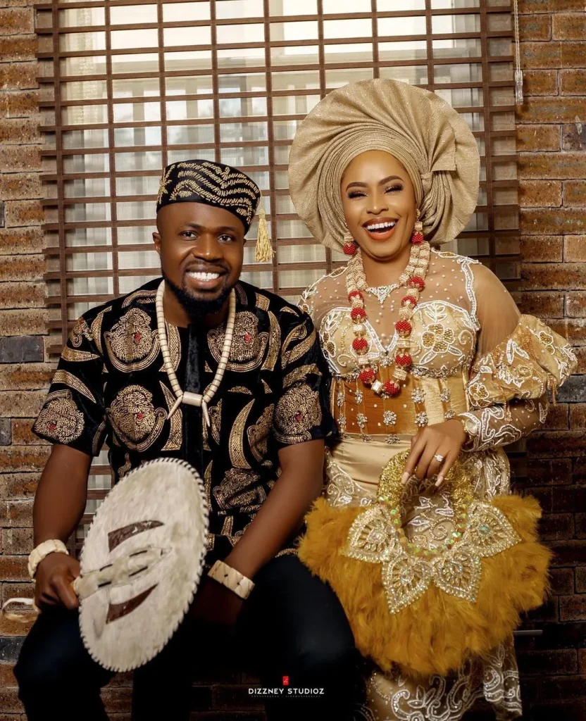 Igbo Groom And Ibibio Bride Traditional Wedding Attire