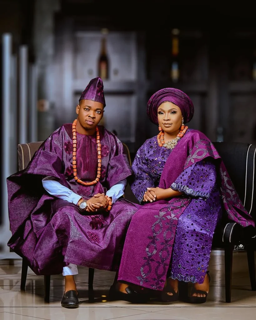 Yoruba traditional clothing for couple