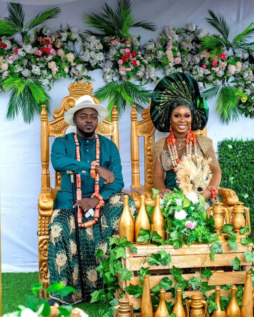 Itsekiri Traditional marriage attire 