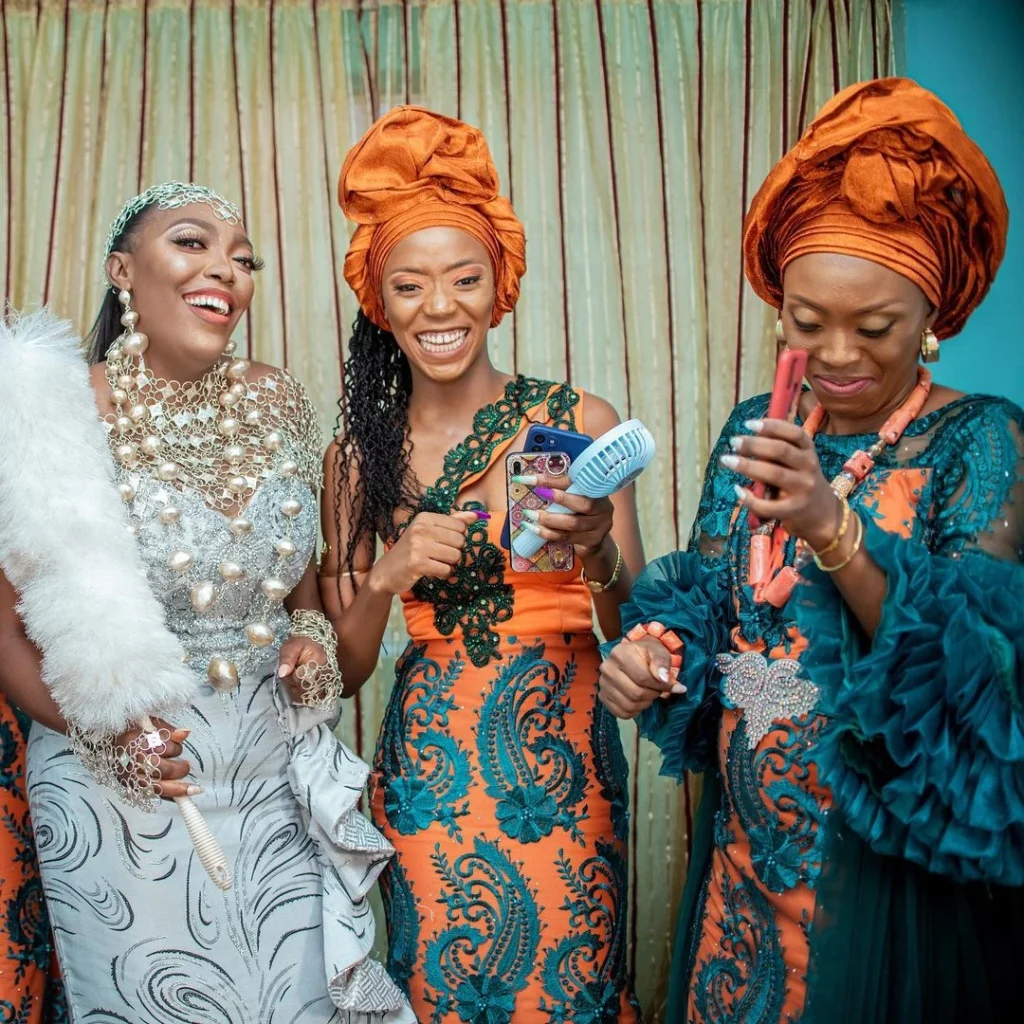 Bridal train aso ebi style inspirations