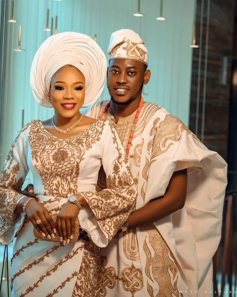 Yoruba Traditional Wedding ceremony outfit 