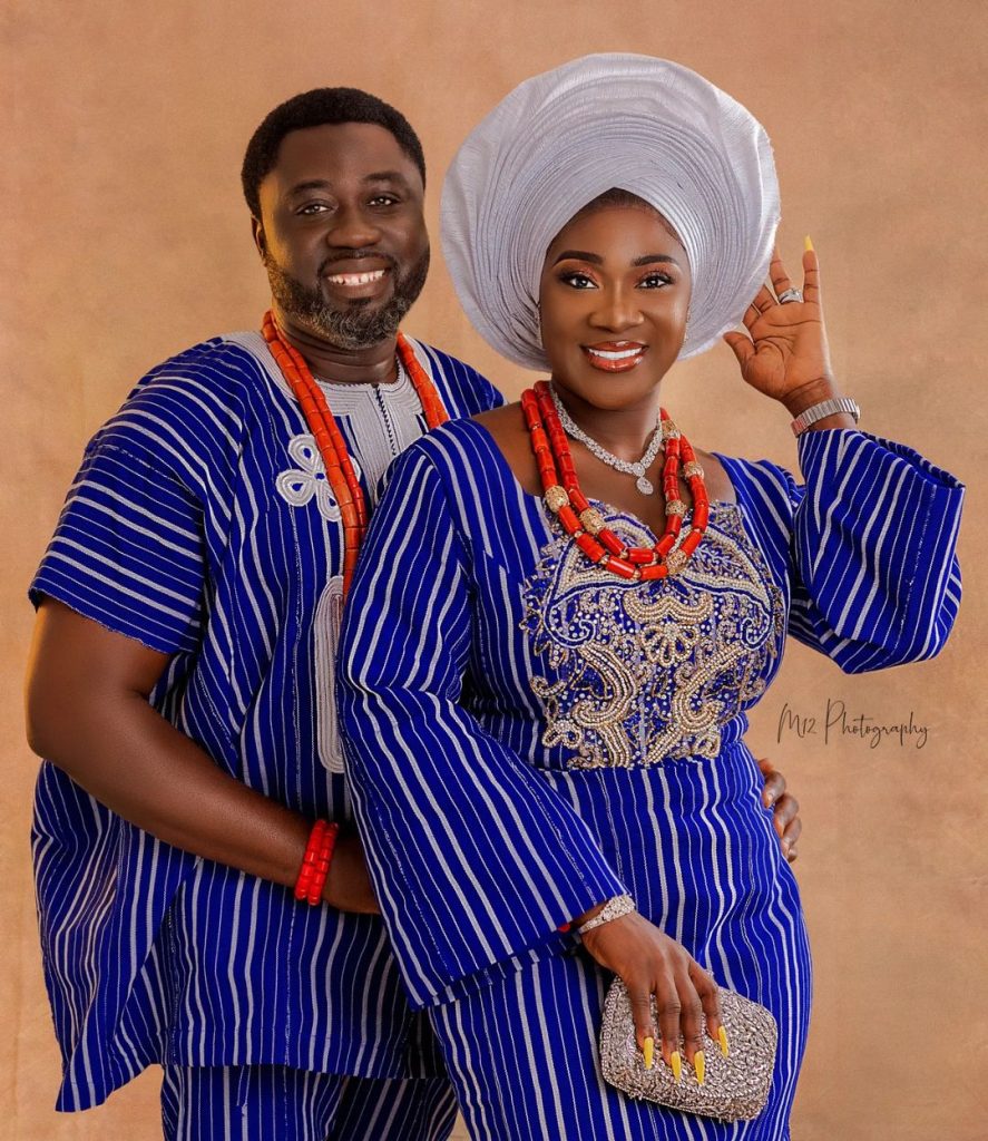 Mercy Johnson wedding outfit 