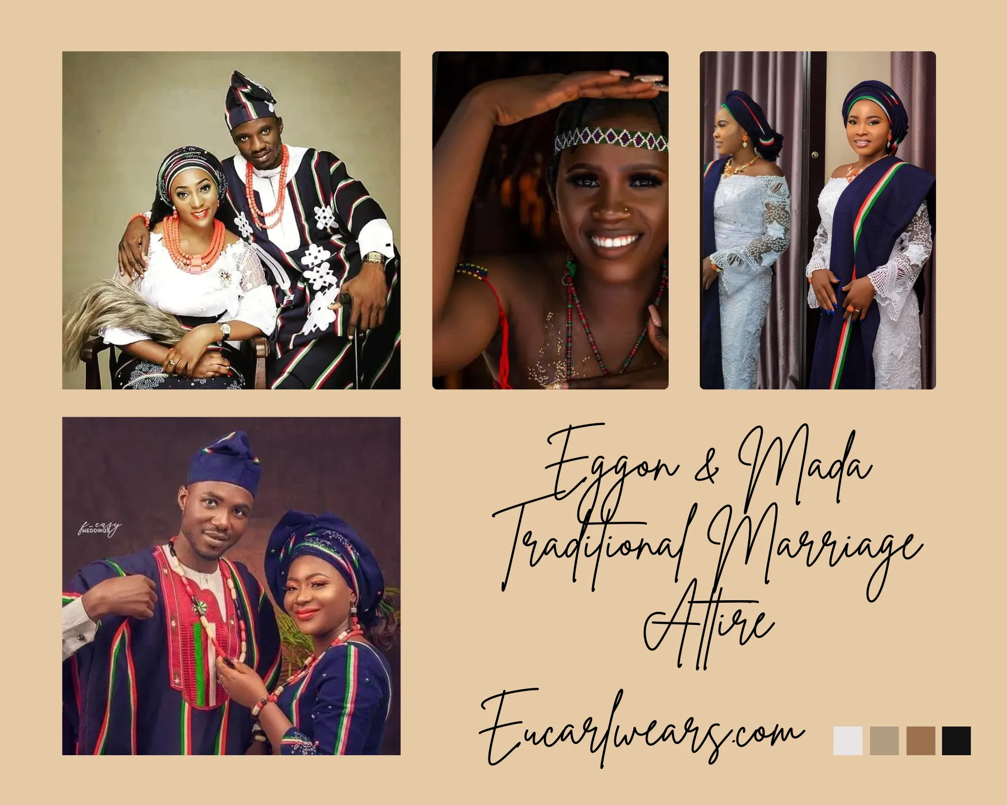 Eggon Traditional Marriage Attire & Stylish Mada Brides Eggon traditional wedding attire
