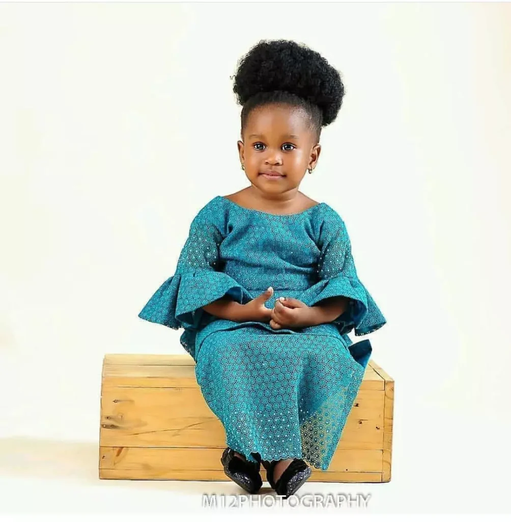 yoruba attire for a girl on cultural day