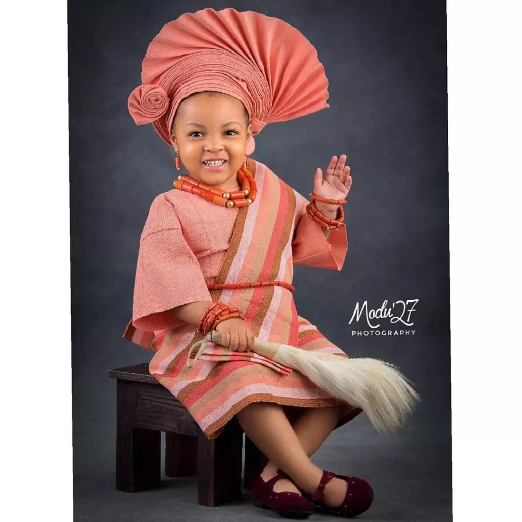 yoruba attire for baby girl