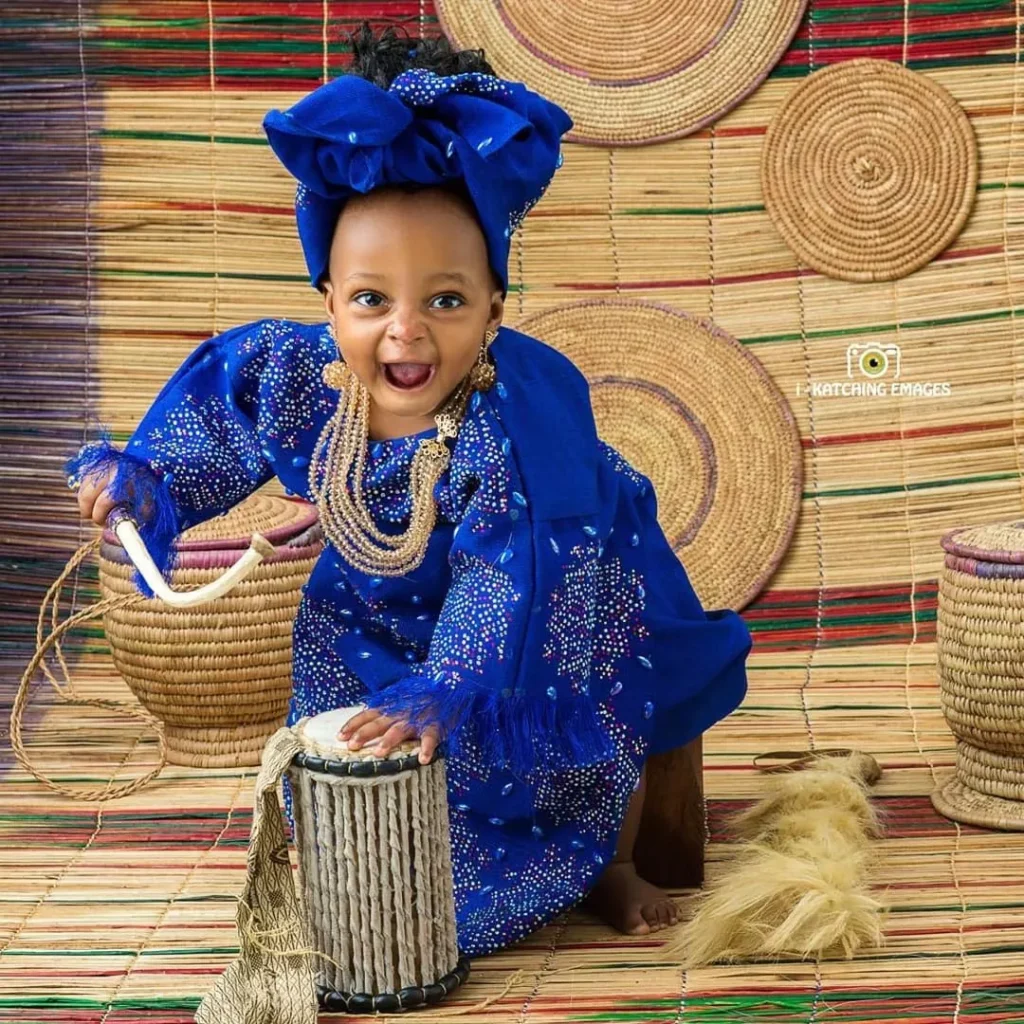yoruba traditional attire for baby girl