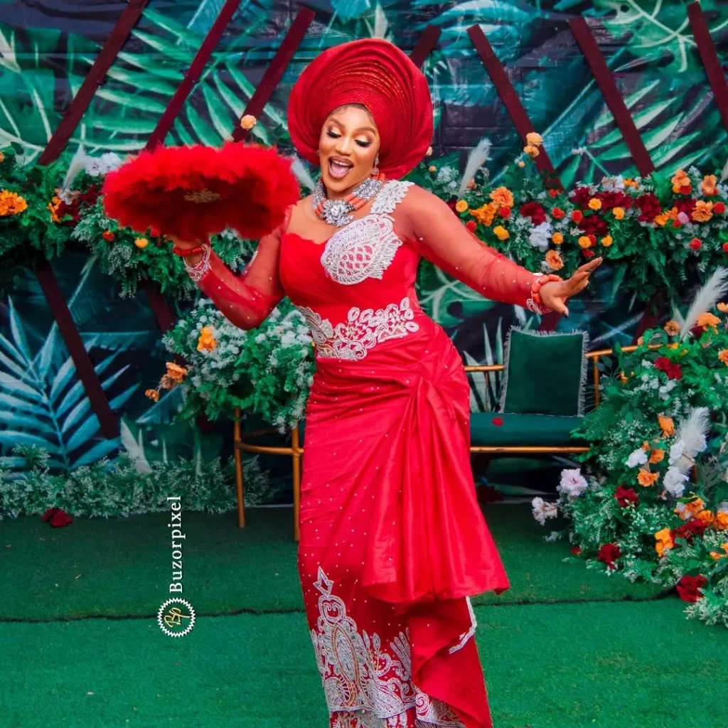 Marriage introduction outfit for igbo bride