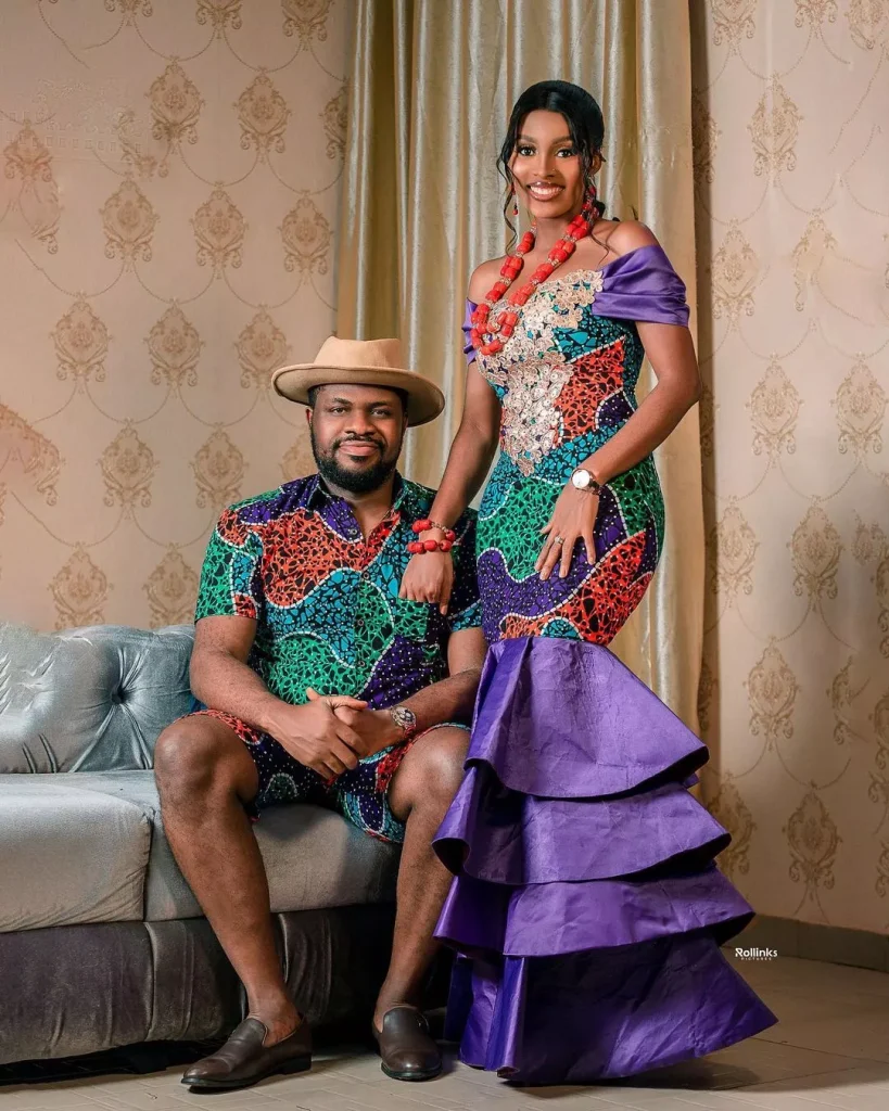 Ankara Igbo Traditional Marriage Outfits