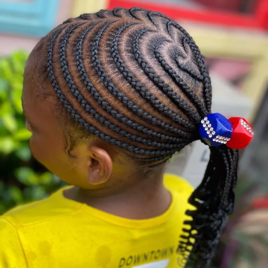 Natural Hair Braids For Black little girls