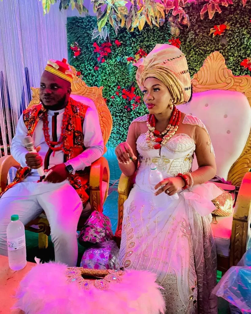 Recent igbo traditional wedding attire
