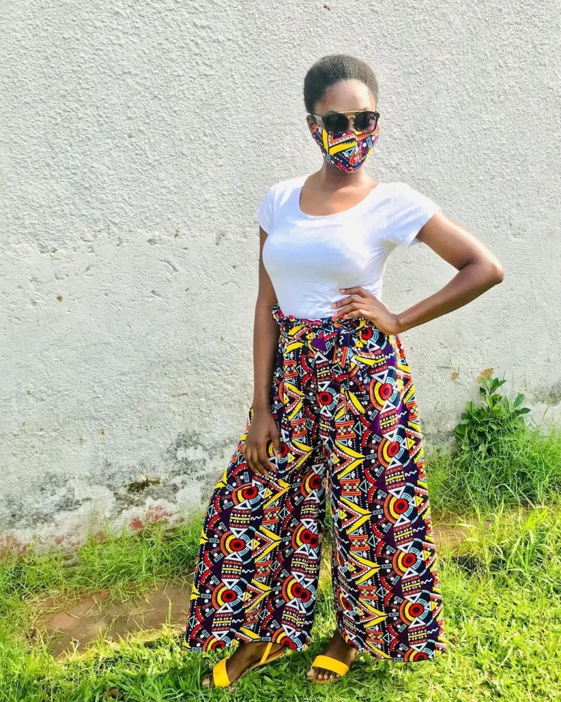 Ankara print palazzo pants