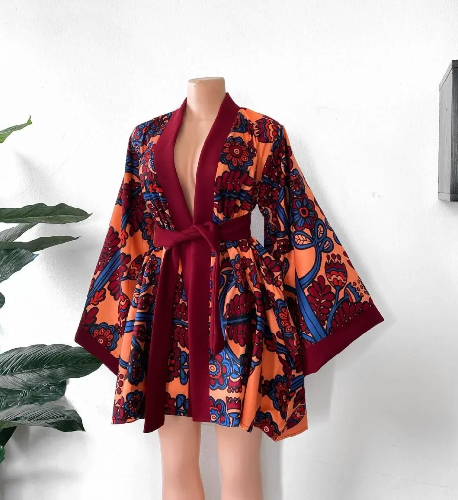 Kimono jacket and palazzo
