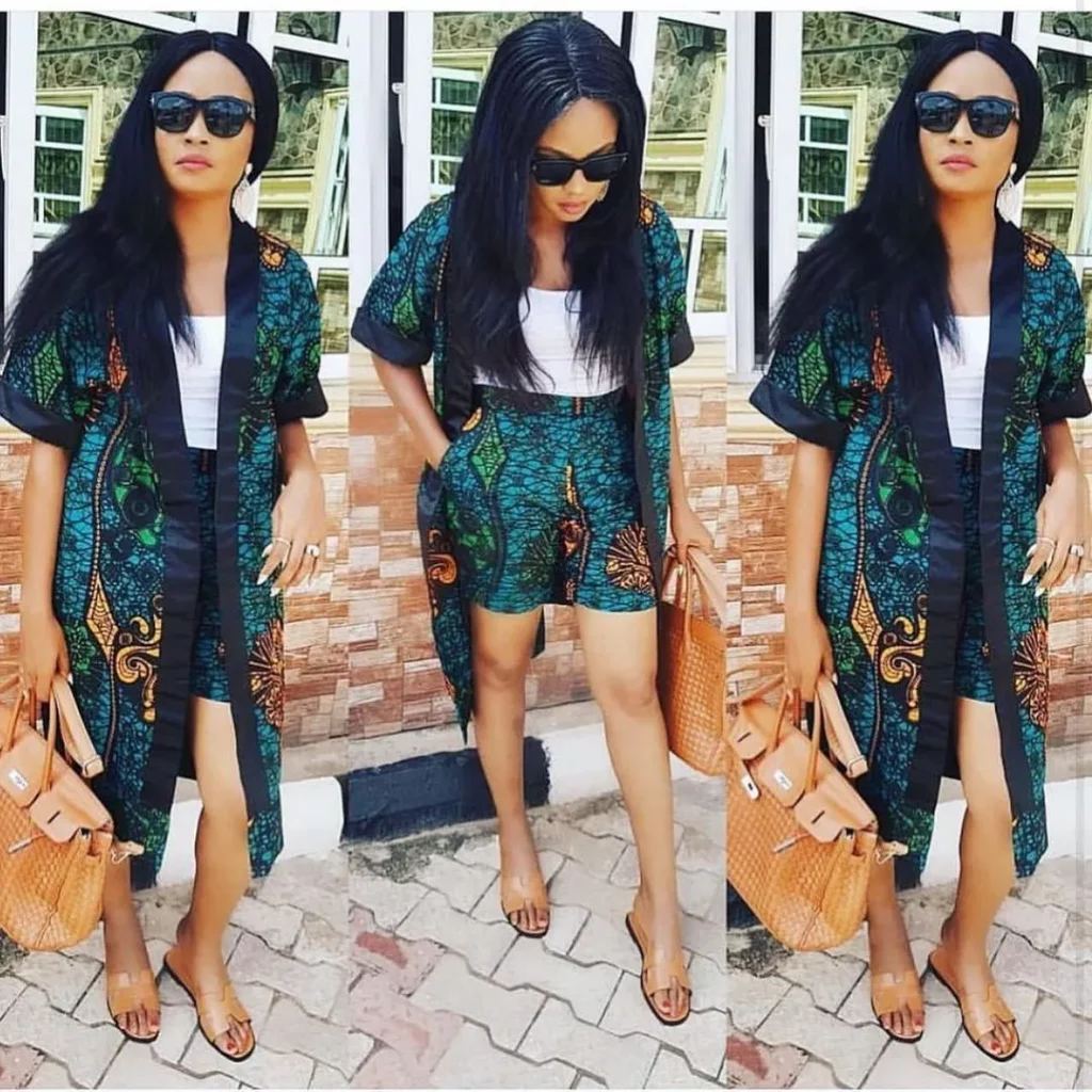 Beautiful Ankara Kimono Jackets For Ladies 