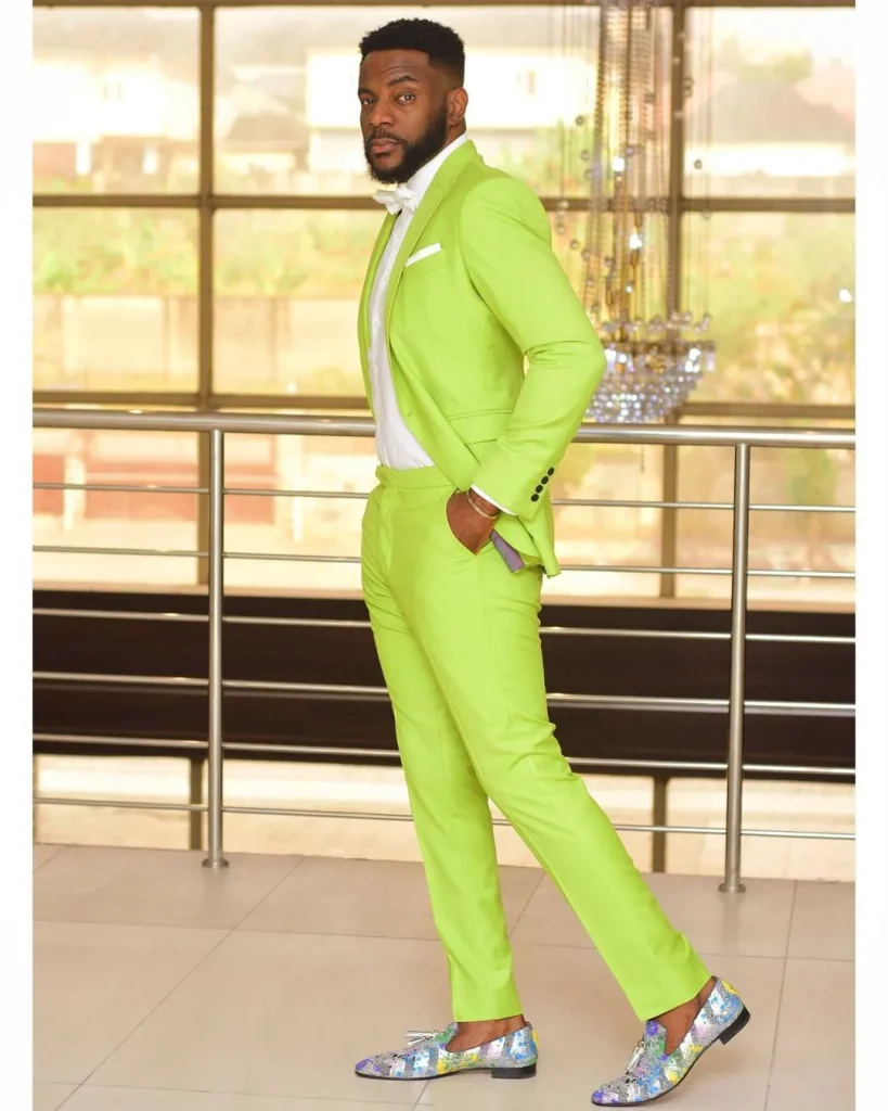 
Ebuka Obi-Uchendu's Green Look for Premiere 