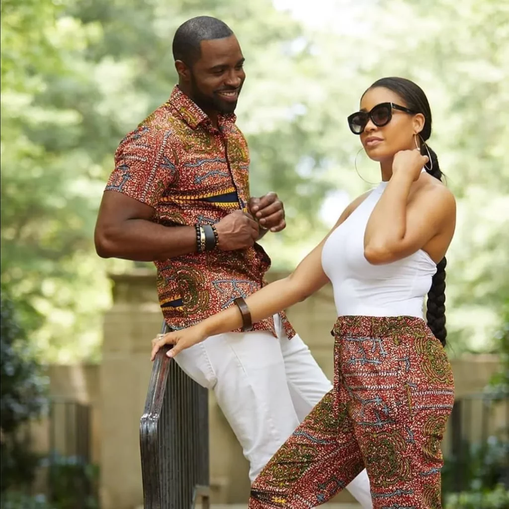 
Ankara Inspired Pieces For Cute Couples 