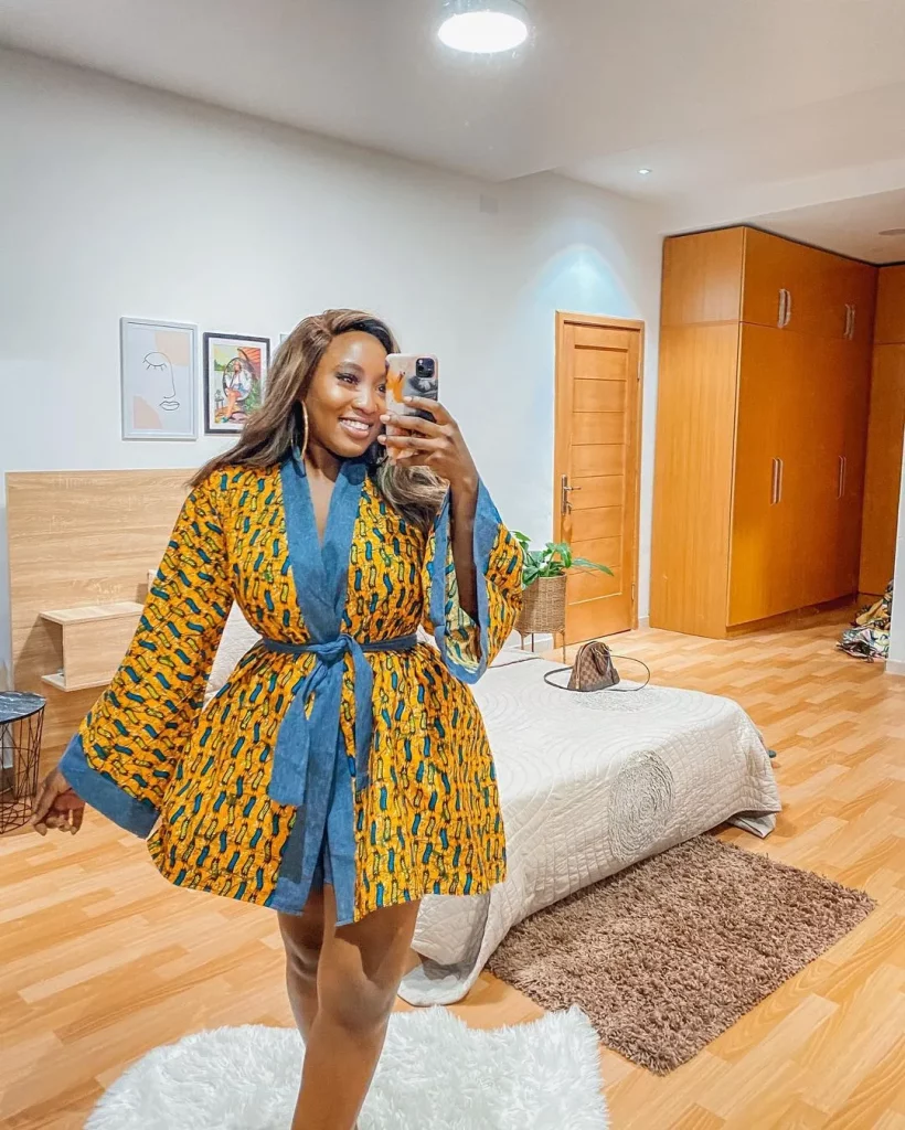 Ankara Kimono Jacket 