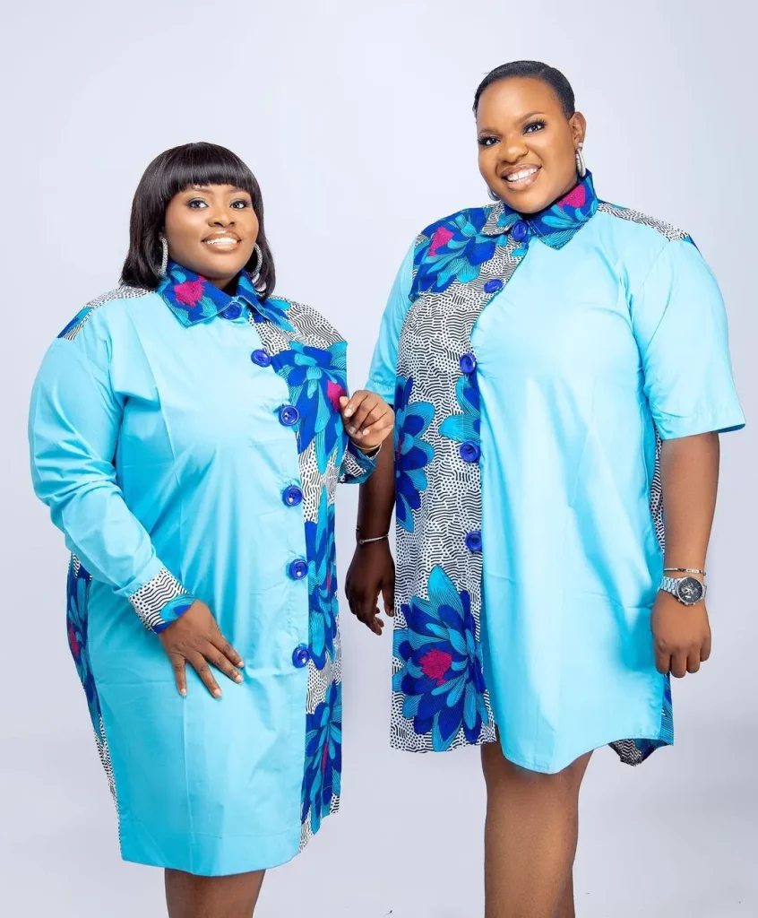 Plus Size Shirt Gowns In Nigeria 