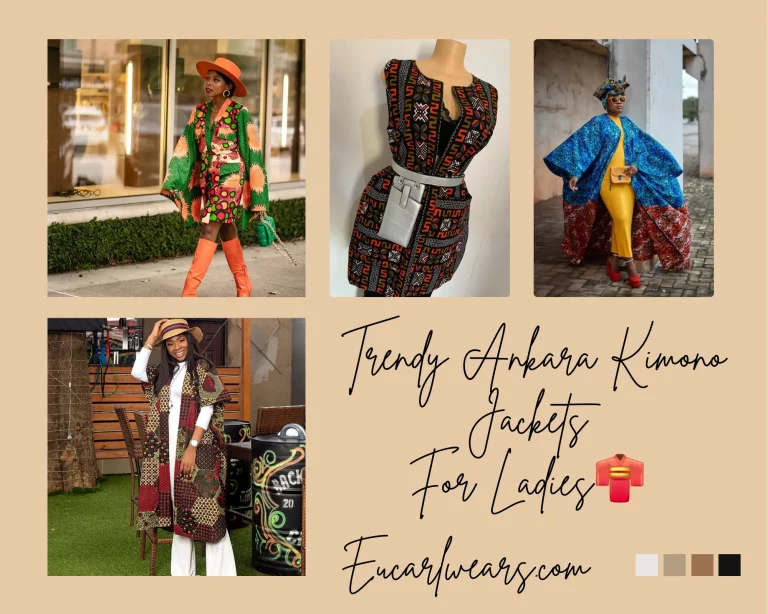 Trendy Ankara Kimono Jackets For Ladies