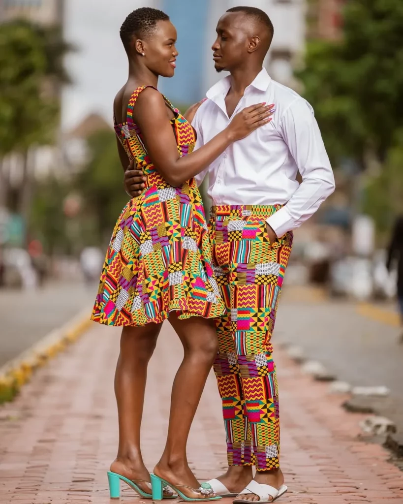 Lovely Ankara Styles For Couples In Love Over The Weekend