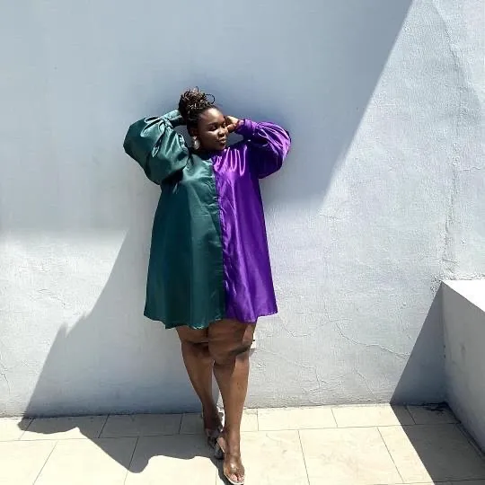 Silk dresses for plus size women 