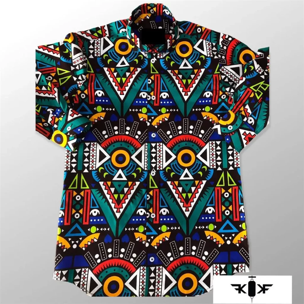 T‑Shirt with African Print
