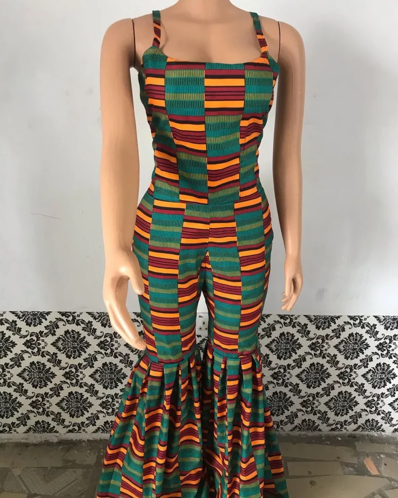 Ankara jumpsuit for teenage girl