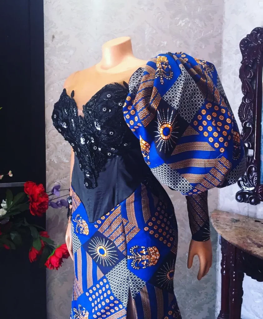 
Stay stylish with these Ankara corset dresses 