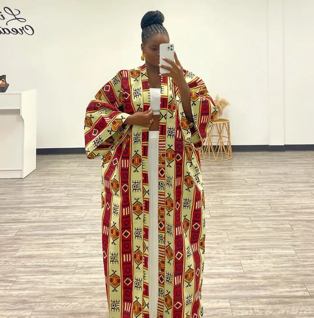 Ankara Kimono Jackets For Ladies 