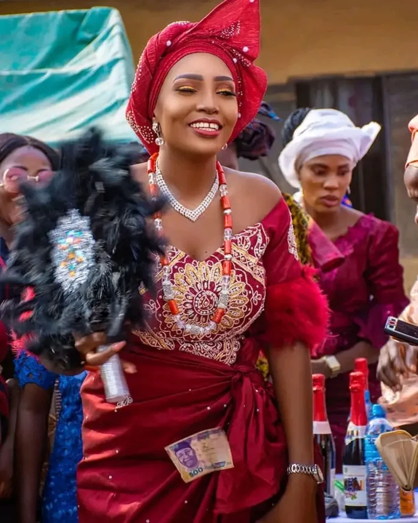 Bridal outfit in gboko land