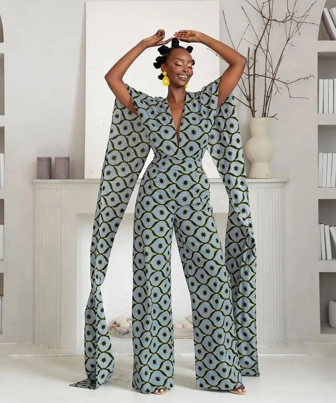 Latest Ankara Jumpsuit Styles For Ladies 2024 Eucarl Wears