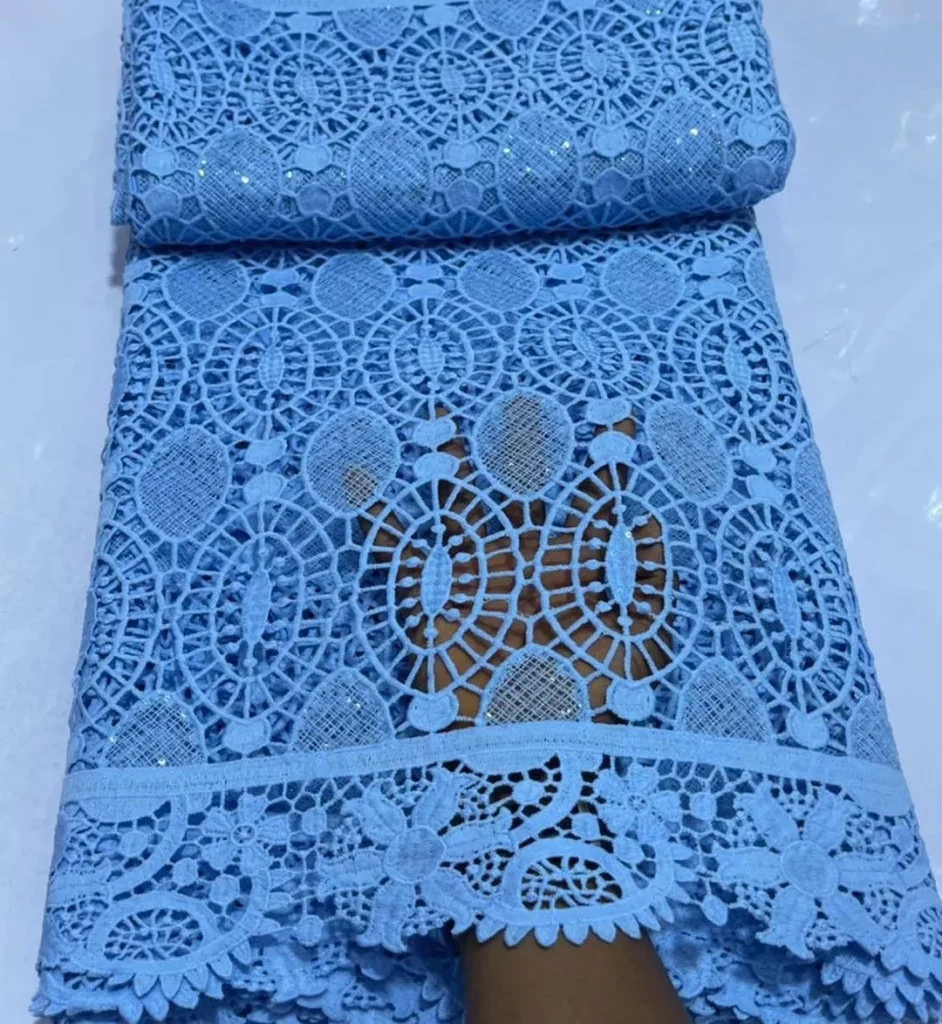 Blue cord lace styles