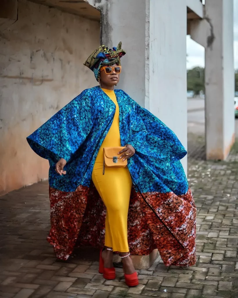 Trending Ankara Kimono Jackets And Dresses 