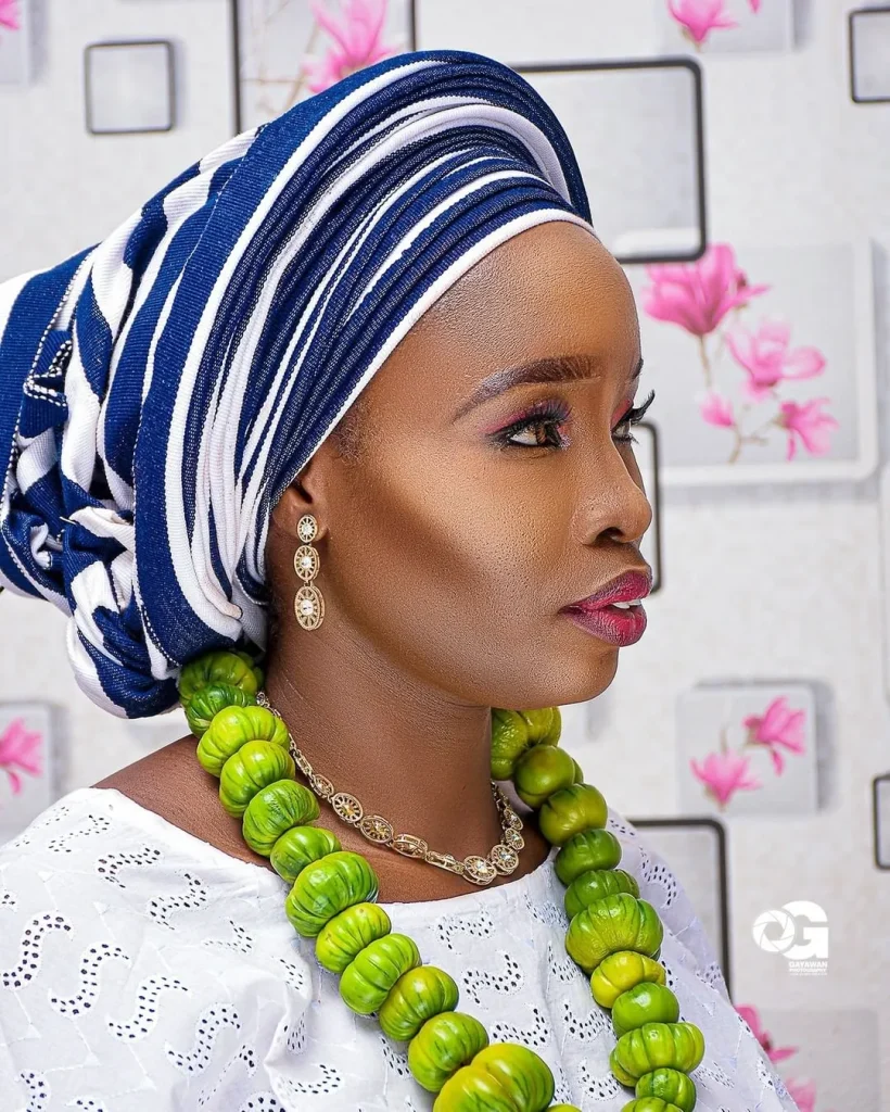 White Gele styles