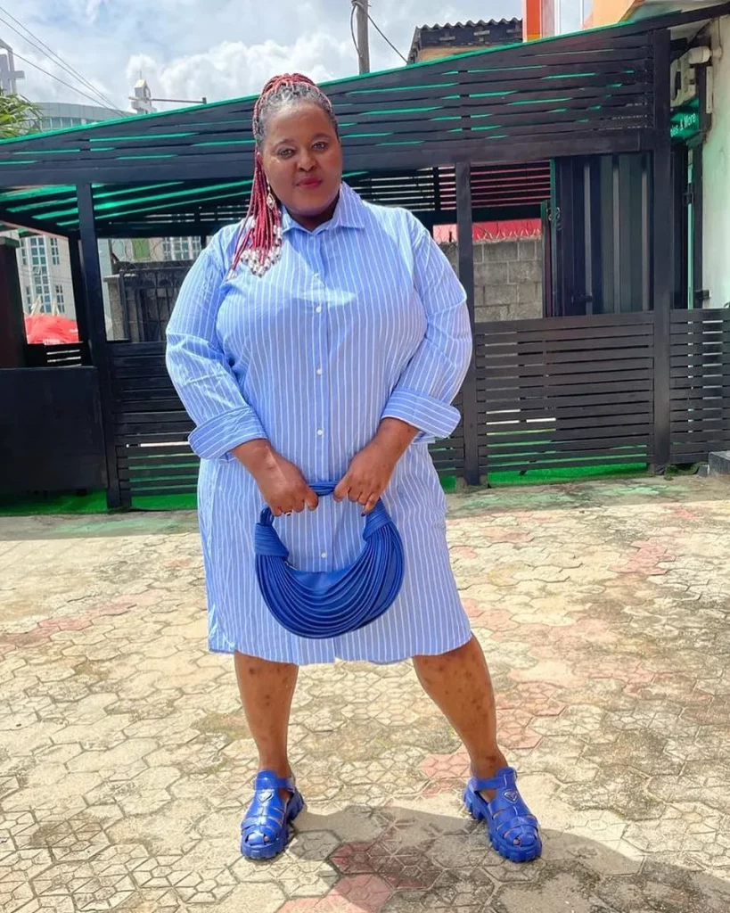 Plus Size Shirt Gowns In Nigeria 