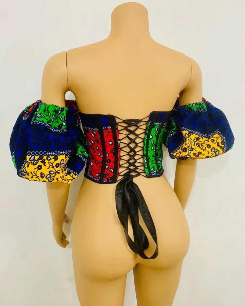 Ankara and Lace Corset styles to storm any Owanbe or any occasion 