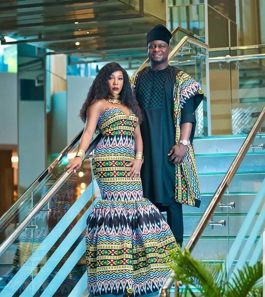 Ankara styles for couples & pre-wedding 