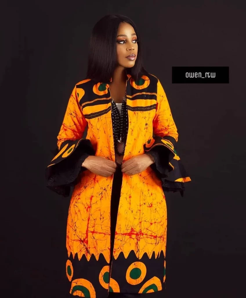 
Latest Ankara Kimono Style For Ladies 