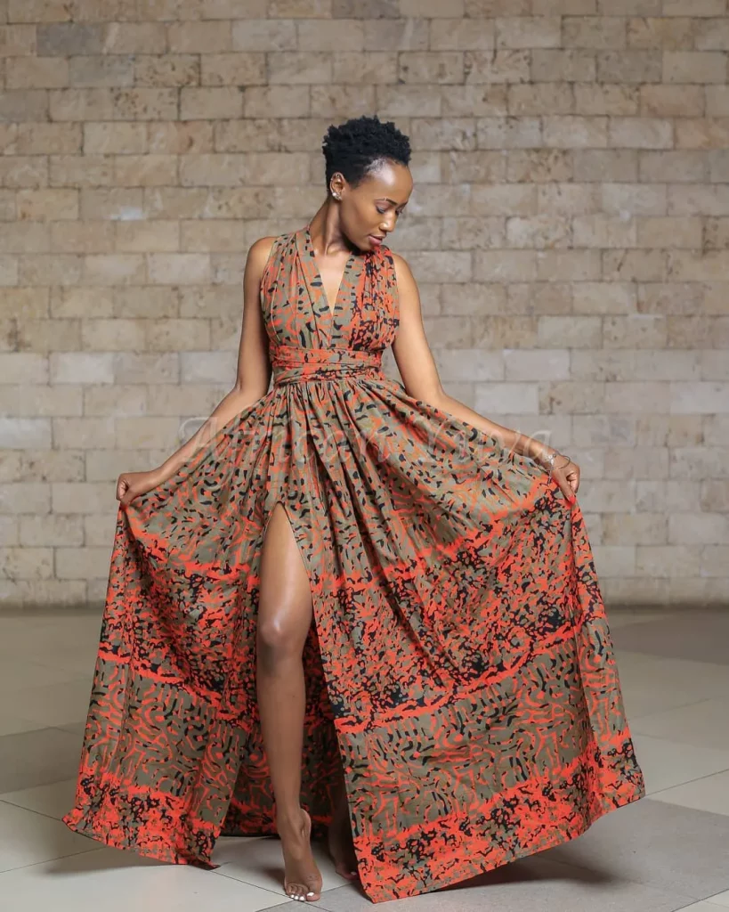 ankara maxi dresses with slits