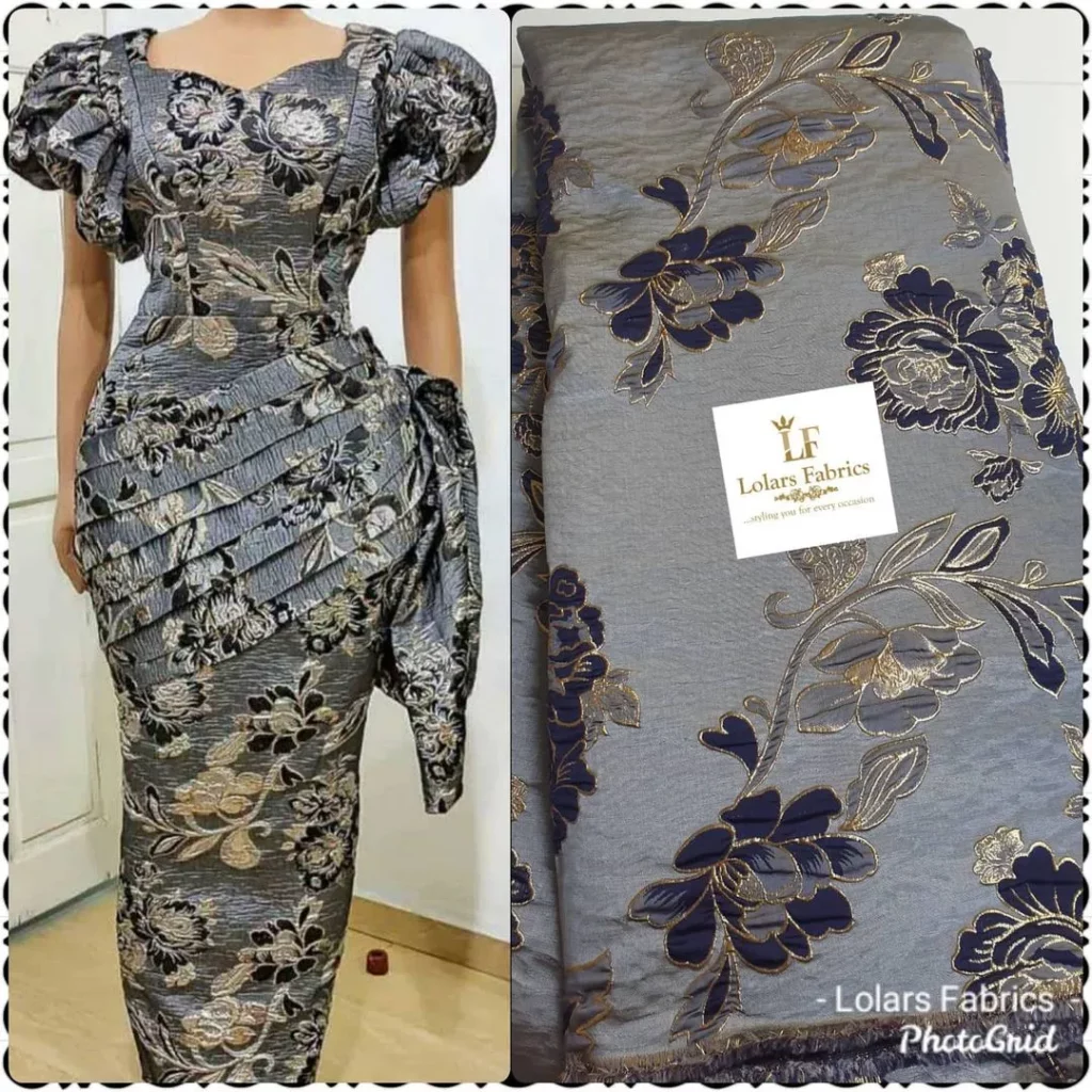 Latest Damask Gown Styles