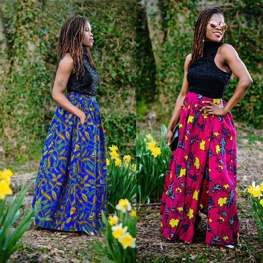 Ways To Style Your African Prints and Ankara Maxi Skirts 